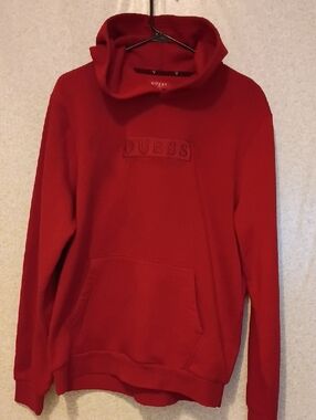 GUESS Men’s Red Turtleneck Pullover Sweater